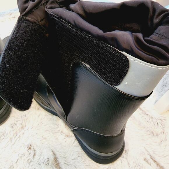 LANDS END NEW BLACK RAINBOOT SIZE 5M - Picture 6 of 8